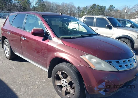 2005 Nissan Murano Sl from USA, damaged, VIN JN8AZ08W55W430067